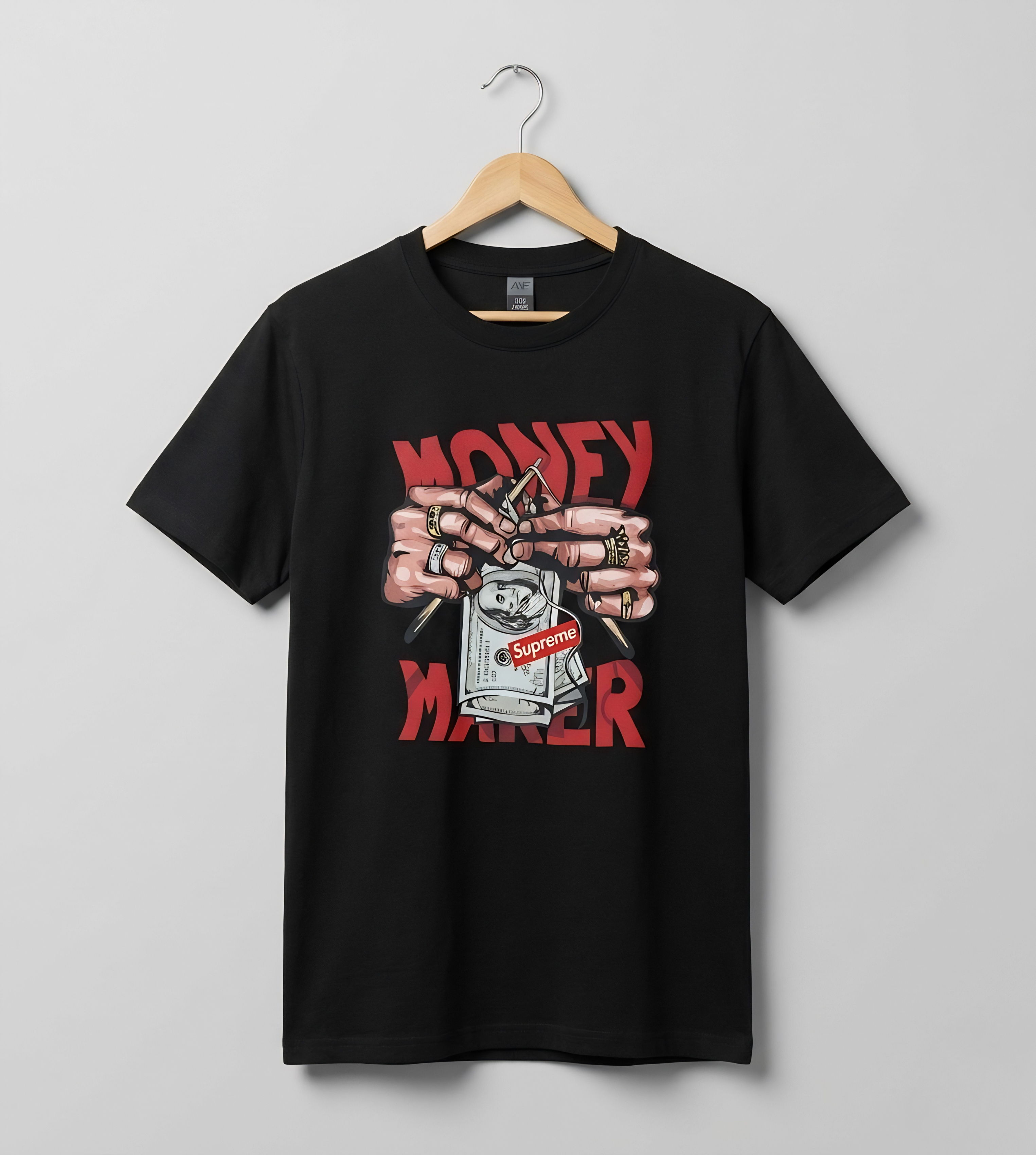 Money Men’s Black Graphic Tee