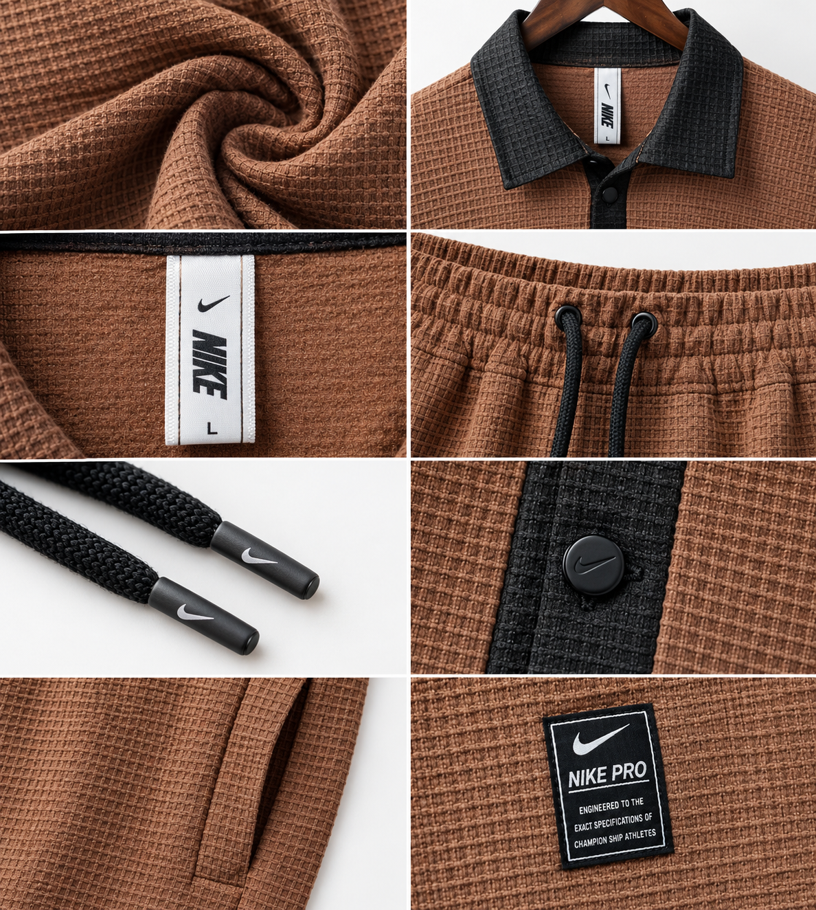 Winter Track-Suit Waffle Brown