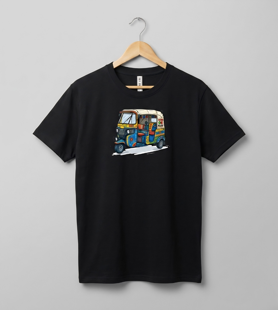 Rikshah Men’s Black Graphic Tee