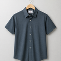 Jamclo Premium Half Sleeve Casual Teal Green Shirt