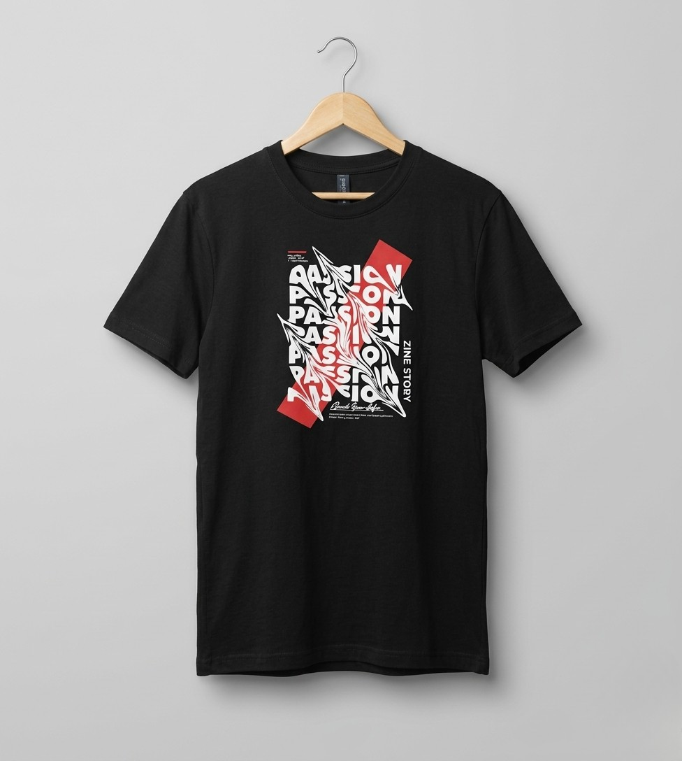 Men’s Black Graphic Tee