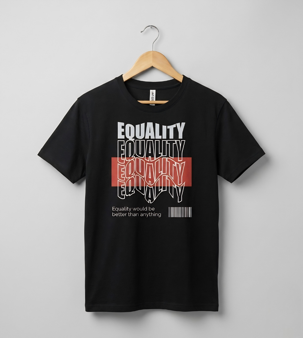 Equality Men’s Black Graphic Tee