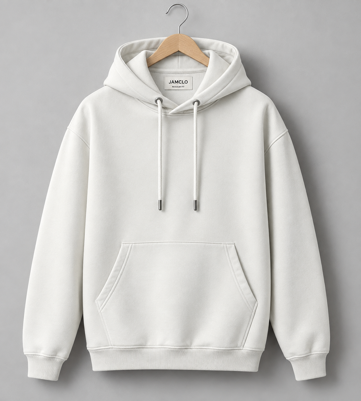 Premium Heavy GSM Essential OFF-White Pullover Hoodie