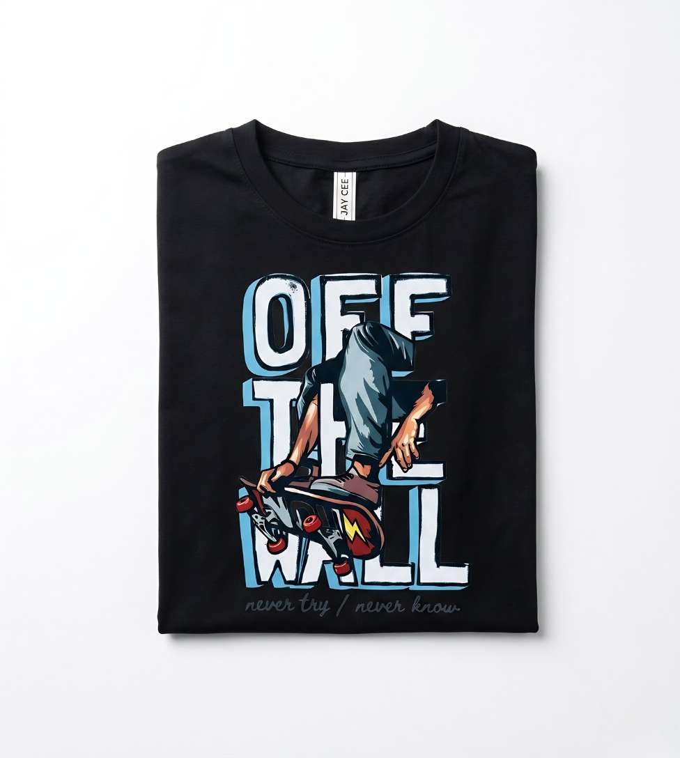 Skate Men’s Black Graphic Tee