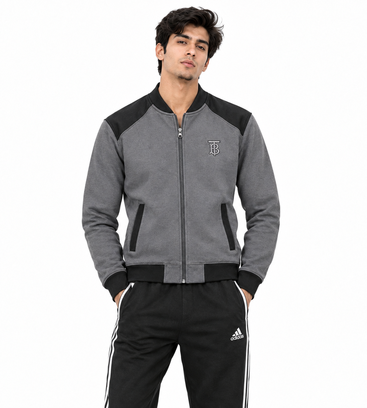 Top Winter Premium Zipper Jacket Slate Grey