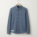 Winter Master Casual Double Knitted Shirt Royal-Blue
