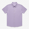 Jamclo Premium Half Sleeve Casual Lavender Purple Shirt